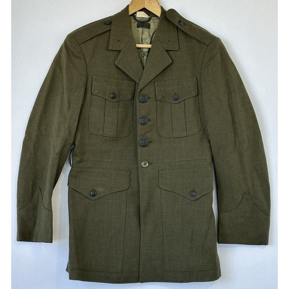 USMC 1960's Uniform Jacket Men's Size 37 Short VTG
